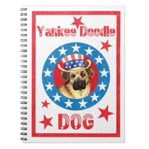 Patriotic Chinook Notizblock