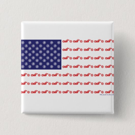 Patriotic Chooper Bike Button (Vorderseite)