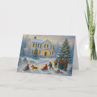 Patriotic Christmas Card Veteran Holiday Card Karte
