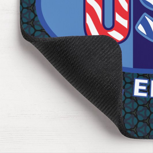 Patriotic Civil Engineer Mousepad (Ecke)