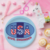 Patriotic Civil Engineer Pappteller (Party)