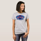 Patriotic Civil Engineer T-Shirt (Vorne ganz)
