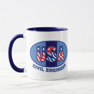 Patriotic Civil Engineer Tasse