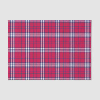 Patriotic Classic Plaid Seidenpapier