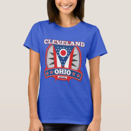 Patriotic Cleveland Ohio Women's Basic T - Shirt