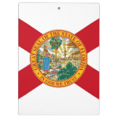 Patriotic Clipboard mit der Flagge Floridas, USA Klemmbrett (Rückseite)