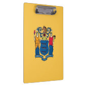 Patriotic Clipboard mit der Flagge New Jersey, USA Klemmbrett (Rechts)