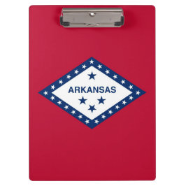 Patriotic Clipboard mit der Flagge von Arkansas, U Klemmbrett