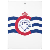 Patriotic Clipboard mit der Flagge von Cincinnati, Klemmbrett (Rückseite)