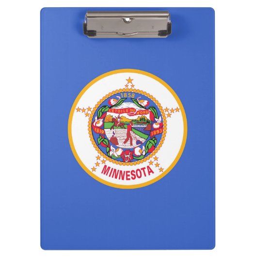 Patriotic Clipboard mit der Flagge von Minnesota,  Klemmbrett (Vorderseite)