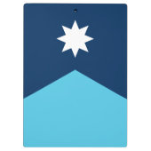 Patriotic Clipboard mit der Flagge von Minnesota, Klemmbrett (Rückseite)