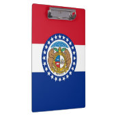 Patriotic Clipboard mit der Flagge von Missouri, U Klemmbrett (Rechts)