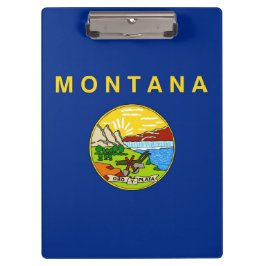 Patriotic Clipboard mit der Flagge von Montana, US Klemmbrett