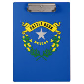 Patriotic Clipboard mit der Flagge von Nevada, USA Klemmbrett (Vorderseite)