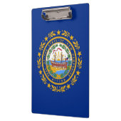 Patriotic Clipboard mit der Flagge von New Hampshi Klemmbrett (Links)