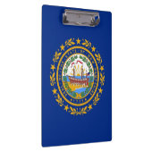 Patriotic Clipboard mit der Flagge von New Hampshi Klemmbrett (Rechts)