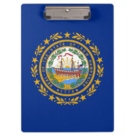 Patriotic Clipboard mit der Flagge von New Hampshi Klemmbrett