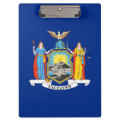 Patriotic Clipboard mit der Flagge von New York, U Klemmbrett (Vorderseite)