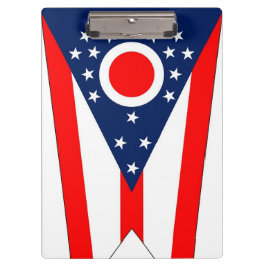 Patriotic Clipboard mit der Flagge von Ohio Staat, Klemmbrett