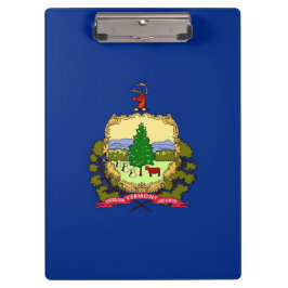 Patriotic Clipboard mit der Flagge von Vermont, US Klemmbrett
