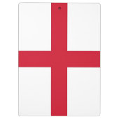 Patriotic Clipboard mit Flagge in England, Vereini Klemmbrett (Rückseite)