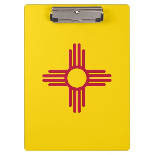 Patriotic Clipboard mit Flagge New Mexico, USA Klemmbrett (Vorderseite)
