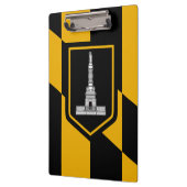 Patriotic Clipboard mit Flagge von Baltimore, USA Klemmbrett (Links)