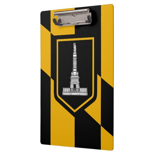 Patriotic Clipboard mit Flagge von Baltimore, USA Klemmbrett (Links)