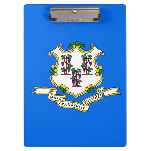Patriotic Clipboard mit Flagge von Connecticut, US Klemmbrett (Vorderseite)