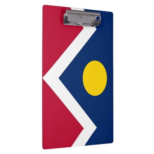 Patriotic Clipboard mit Flagge von Denver, USA Klemmbrett (Rechts)
