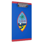 Patriotic Clipboard mit Flagge von Guam, USA Klemmbrett (Rechts)