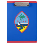 Patriotic Clipboard mit Flagge von Guam, USA Klemmbrett (Vorderseite)