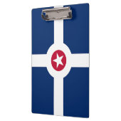 Patriotic Clipboard mit Flagge von Indianapolis, U Klemmbrett (Links)