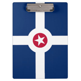 Patriotic Clipboard mit Flagge von Indianapolis, U Klemmbrett