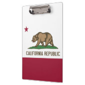Patriotic Clipboard mit Flagge von Kalifornien, US Klemmbrett (Links)