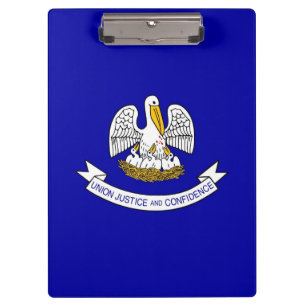 Patriotic Clipboard mit Flagge von Louisiana, USA Klemmbrett