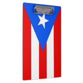 Patriotic Clipboard mit Flagge von Puerto Rico, US Klemmbrett (Rechts)