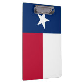 Patriotic Clipboard mit Flagge von Texas, USA Klemmbrett (Rechts)