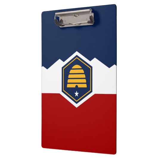 Patriotic Clipboard with flag of Utah, USA Klemmbrett (Links)