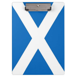 Patriotic Clipboard with flagge of Scotland, UK Klemmbrett