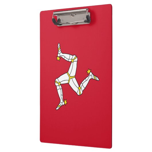 Patriotic Clipboard with Isle Man flagge, UK Klemmbrett (Links)