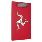 Patriotic Clipboard with Isle Man flagge, UK Klemmbrett (Rechts)