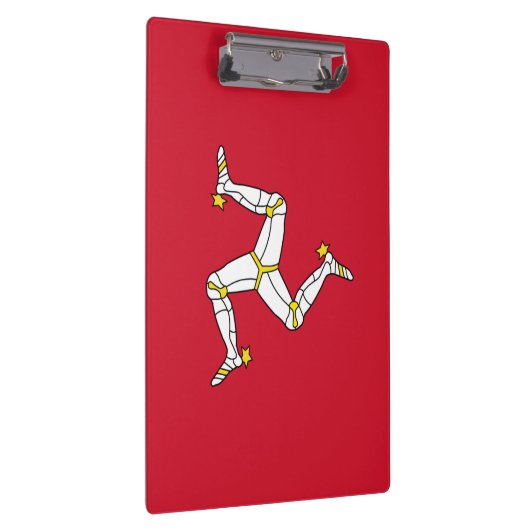 Patriotic Clipboard with Isle Man flagge, UK Klemmbrett (Rechts)