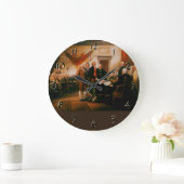 Patriotic Clock Große Wanduhr (Zuhause)