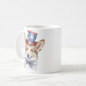 Patriotic Corgi Tasse (Vorderseite Links)