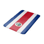Patriotic Costa Rica Flag Badematte (Schrägansicht)