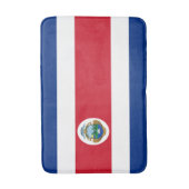 Patriotic Costa Rica Flag Badematte (Vorderseite Vertikal)