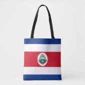 Patriotic Costa Rica Flag Tasche (Vorderseite)