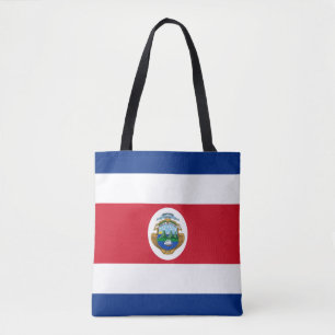Patriotic Costa Rica Flag Tasche