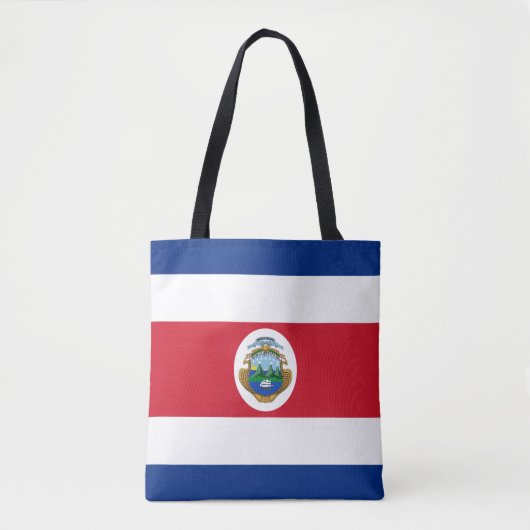 Patriotic Costa Rica Flag Tasche (Vorderseite)